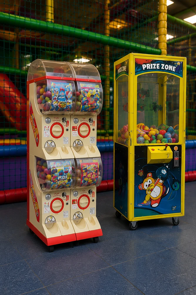 Automaten in binnenspeeltuin