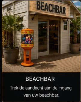 Automaat aan ingang van beachbar