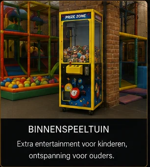 Automaat in binnenspeeltuin